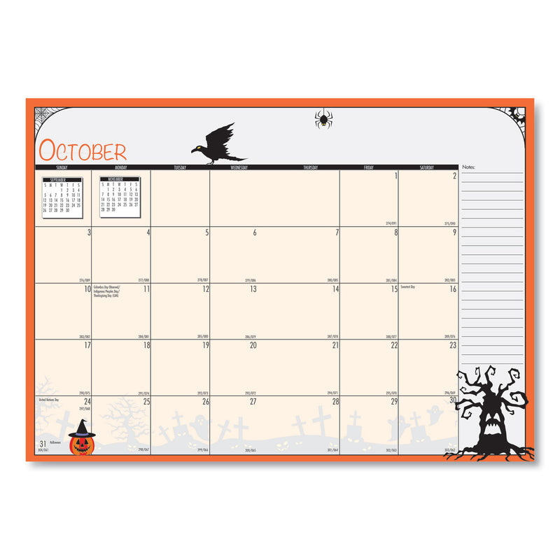 House of Doolittle Seasonal Monthly Planner, Seasonal Artwork, 10 x 7, Light Blue Cover, 12-Month (July to June): 2022 to 2023