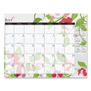 House of Doolittle Recycled Desk Pad Calendar, Wild Flowers Artwork, 18.5 x 13, White Sheets, Black Binding/Corners,12-Month (Jan-Dec): 2023