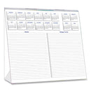 House of Doolittle Recycled Cosmos Tent Calendar, Cosmos Artwork, 6 x 6, White/Blue/Multicolor Sheets, 2023