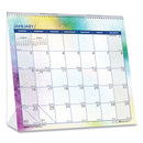 House of Doolittle Recycled Cosmos Tent Calendar, Cosmos Artwork, 6 x 6, White/Blue/Multicolor Sheets, 2023