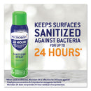 Microban 24-Hour Disinfectant Sanitizing Spray, Fresh Scent, 12.5 oz Aerosol Spray, 6/Carton