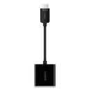 Belkin HDMI to VGA Adapter with Micro-USB Power, 9.8", Black