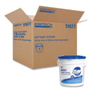 WypAll WetTask Customizable Wet Wiping System Bucket, White/Blue, 4/Carton