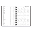 Blue Sky Aligned Monthly Planner with Contacts Page and Extra Notes Pages, 8.63 x 5.88, Black Cover, 12-Month (Jan to Dec): 2023