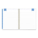Blue Sky Day Designer Tile Weekly/Monthly Planner, Tile Artwork, 11 x 8.5, Blue/White Cover, 12-Month (Jan to Dec): 2023