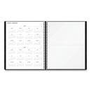 Blue Sky Aligned Monthly Planner with Built-In Pocket Page, 11 x 9, Black Cover, 12-Month (Jan to Dec): 2023