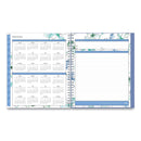 Blue Sky Lindley Monthly Planner, Lindley Floral Artwork, 10 x 8, White/Blue/Green Cover, 12-Month (Jan to Dec): 2023