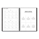 Blue Sky Aligned Daily Four-Person Appointment Planner, 11 x 8, Black Cover, 12-Month (Jan to Dec): 2023