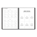 Blue Sky Aligned Weekly Appointment Planner, 11 x 8.25, Black Cover, 12-Month (Jan to Dec): 2023