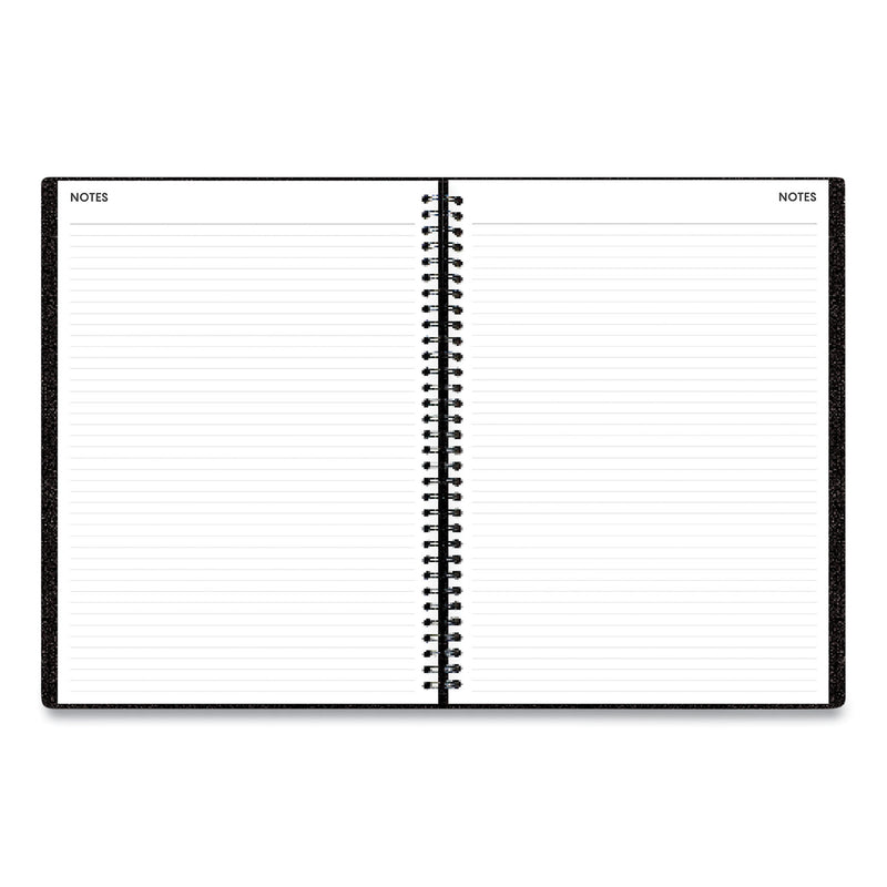 Blue Sky Aligned Daily Four-Person Appointment Planner, 11 x 8, Black Cover, 12-Month (Jan to Dec): 2023