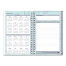 Blue Sky Rue Du Flore Weekly/Monthly Planner, Rue Du Flore Artwork, 8 x 5, Jade/Lavender Cover, 12-Month (Jan to Dec): 2023