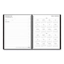 Blue Sky Aligned Weekly/Monthly Notes Planner, 8.75 x 7, Black Cover, 12-Month (Jan to Dec): 2023