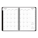 Blue Sky Aligned Monthly Planner with Contacts Page and Extra Notes Pages, 8.63 x 5.88, Black Cover, 12-Month (Jan to Dec): 2023