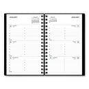 Blue Sky Aligned Weekly Contacts Planner, 6 x 3.5, Black Cover, 12-Month (Jan to Dec): 2023