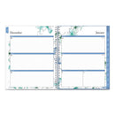 Blue Sky Lindley Weekly/Monthly Planner, Lindley Floral Artwork, 11 x 8.5, White/Blue/Green Cover, 12-Month (Jan to Dec): 2023