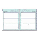 Blue Sky Rue Du Flore Weekly/Monthly Planner, Rue Du Flore Artwork, 11 x 8.5, Jade/Lavender Cover, 12-Month (Jan to Dec): 2023