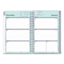 Blue Sky Rue Du Flore Weekly/Monthly Planner, Rue Du Flore Artwork, 8 x 5, Jade/Lavender Cover, 12-Month (Jan to Dec): 2023
