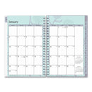 Blue Sky Rue Du Flore Weekly/Monthly Planner, Rue Du Flore Artwork, 8 x 5, Jade/Lavender Cover, 12-Month (Jan to Dec): 2023