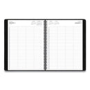 Blue Sky Aligned Daily Four-Person Appointment Planner, 11 x 8, Black Cover, 12-Month (Jan to Dec): 2023