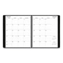 Blue Sky Aligned Monthly Planner with Built-In Pocket Page, 11 x 9, Black Cover, 12-Month (Jan to Dec): 2023