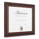 DAX Desk/Wall Photo Frame, Plastic, 8.5 x 11, Rosewood/Black