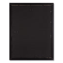 DAX Black Solid Wood Poster Frames with Plastic Window, Wide Profile, 18 x 24