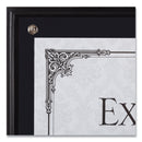 DAX Award Plaque, Wood/Acrylic Frame, Up to 8.5 x 11, Black