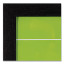 DAX Black Solid Wood Poster Frames with Plastic Window, Wide Profile, 18 x 24