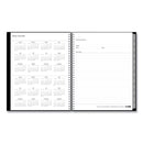 Blue Sky Enterprise Weekly Appointment Planner, Enterprise Formatting, 11 x 8.5, Black Cover, 12-Month (Jan to Dec): 2023