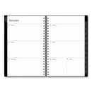 Blue Sky Enterprise Weekly/Monthly Planner, Enterprise Formatting, 8 x 5, Black Cover, 12-Month (Jan to Dec): 2023
