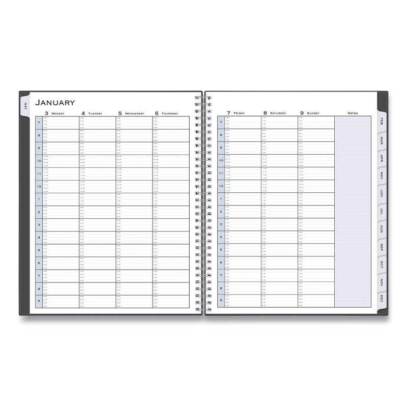 Blue Sky Passages Appointment Planner, 11 x 8.5, Charcoal Cover, 12-Month (Jan to Dec): 2023