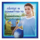 Always Ultra Thin Overnight Pads with Wings, 36/Pack, 6 Packs/Carton