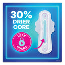 Always Ultra Thin Overnight Pads with Wings, 36/Pack, 6 Packs/Carton