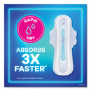 Always Ultra Thin Overnight Pads with Wings, 36/Pack, 6 Packs/Carton