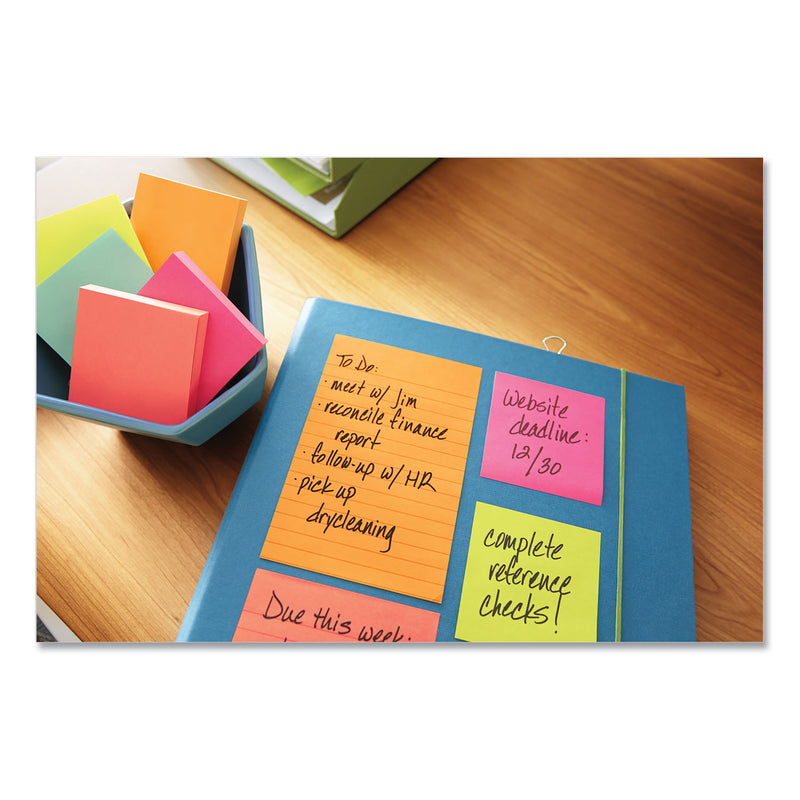 Post-it Original Pads in Poptimistic Colors, Cabinet Pack, 3 x 3, 100 Sheets/Pad, 18 Pads/Pack