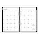 Blue Sky Enterprise Monthly Planner, Enterprise Formatting, 11.88 x 7.88, Black Cover, 12-Month (Jan to Dec): 2023