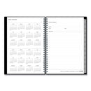 Blue Sky Enterprise Monthly Planner, Enterprise Formatting, 11.88 x 7.88, Black Cover, 12-Month (Jan to Dec): 2023