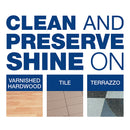 Mr. Clean Finished Floor Cleaner, Lemon Scent, 1 gal Bottle, 3/Carton