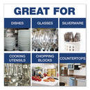 Clean Quick Broad Range Quaternary Sanitizer, Sweet Scent, 1 gal Bottle, 3/Carton