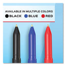 Paper Mate Write Bros. Ballpoint Pen, Stick, Bold 1.2 mm, Red Ink, Red Barrel, Dozen