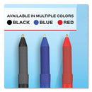 Paper Mate Write Bros. Grip Ballpoint Pen, Stick, Medium 1 mm, Red Ink, Red Barrel, Dozen