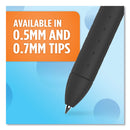 Paper Mate InkJoy Gel Pen, Stick, Fine 0.5 mm, Black Ink, Black Barrel, Dozen