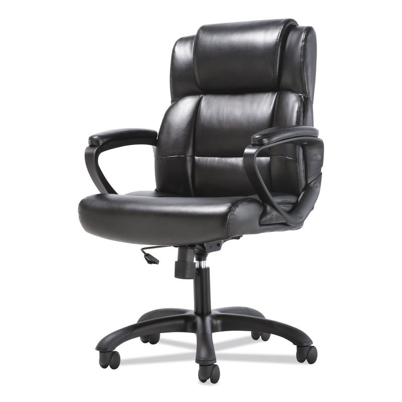 Sadie Mid-Back Executive Chair, Supports Up to 225 lb, 19" to 23" Seat Height, Black