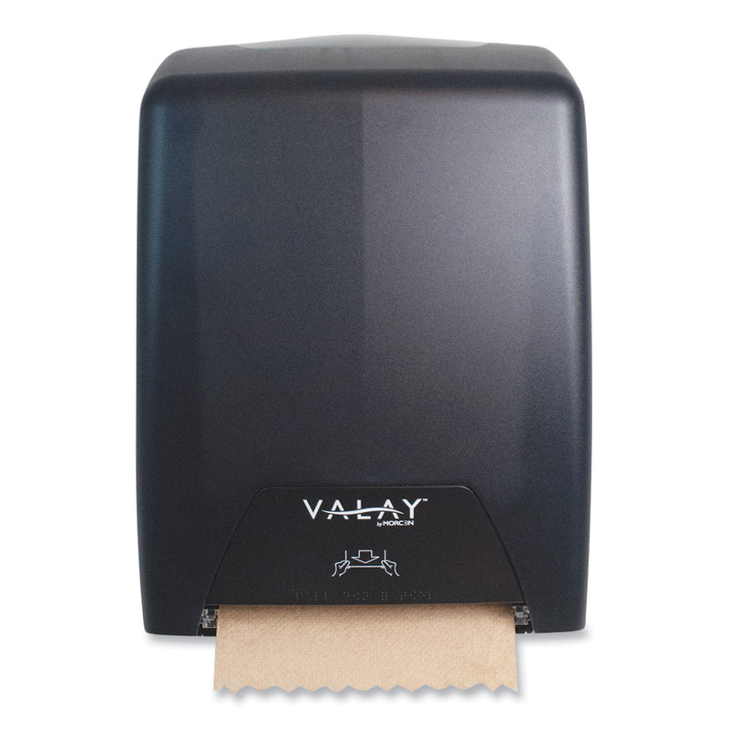 Morcon Tissue Valay Proprietary Roll Towel Dispenser, 11.75 x 8.5 x 14, Black