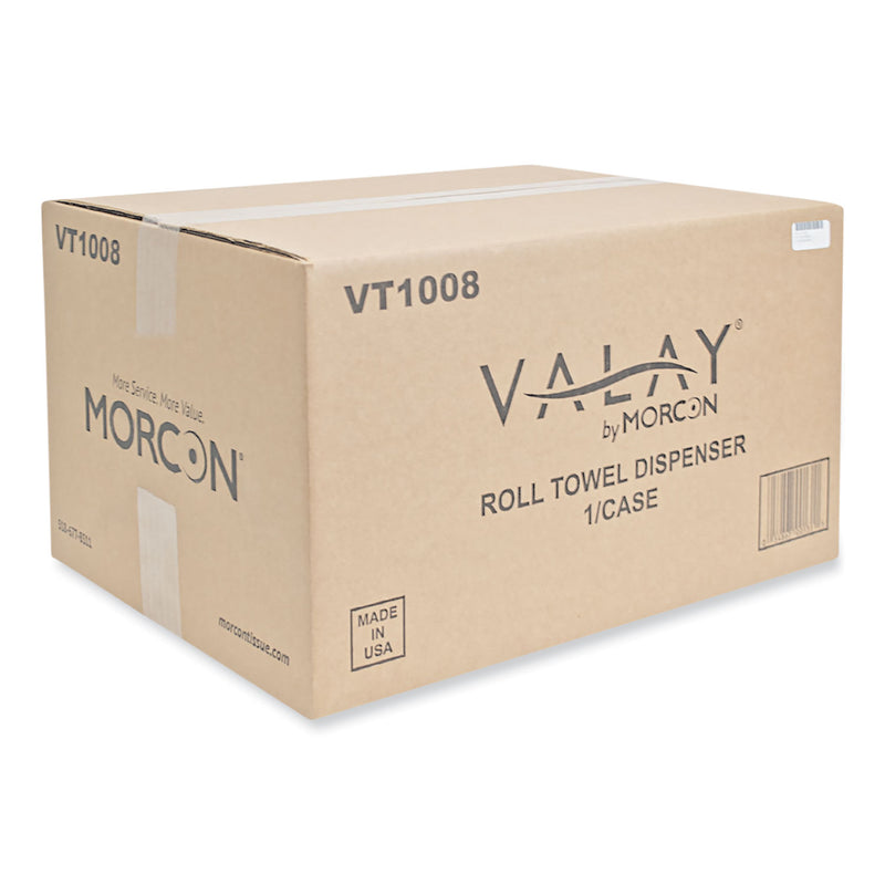 Morcon Tissue Valay Proprietary Roll Towel Dispenser, 11.75 x 8.5 x 14, Black