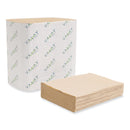 Morcon Tissue Valay Interfolded Napkins, 2-Ply, 6.5 x 8.25, Kraft, 6,000/Carton