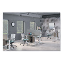 HON Hand Sanitizer Station Stand, 12 x 16 x 54, Silver