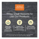 World Centric 100 Percent PCW Recycled Paper Towels, 1-Ply, 9 x 9, Natural, 250/Pack, 16 Packs/Carton