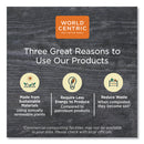 World Centric PLA Clear Cold Cup Lids, Dome Lid, Fits 2 oz Portion Cup and 9 oz to 24 oz Cups, 1,000/Carton