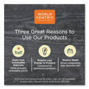 World Centric Fiber Hinged Containers, Taco Box, 3-Compartment, 7 x 8.3 x 3.2, Natural, Paper, 300/Carton